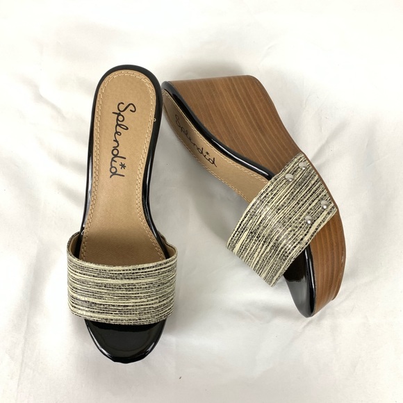 Splendid Shoes - Splendid Wedge Sandal Slides E24